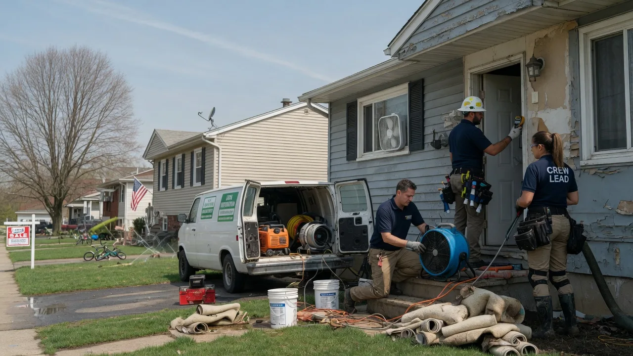 Flood Cleanup in Pequannock, NJ near me